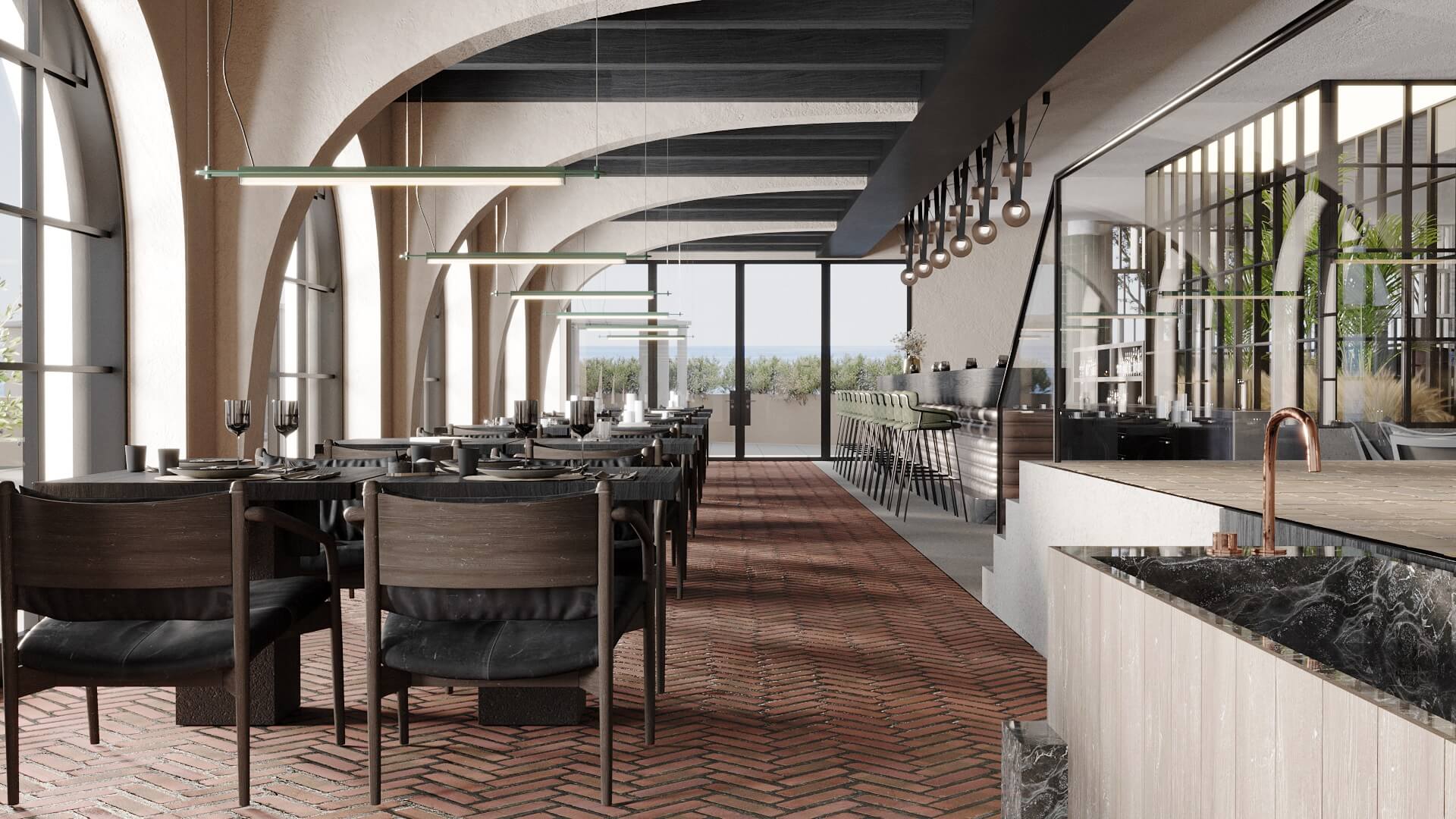 Pireas Restaurant- Architectural & Interior Design Office | Greece